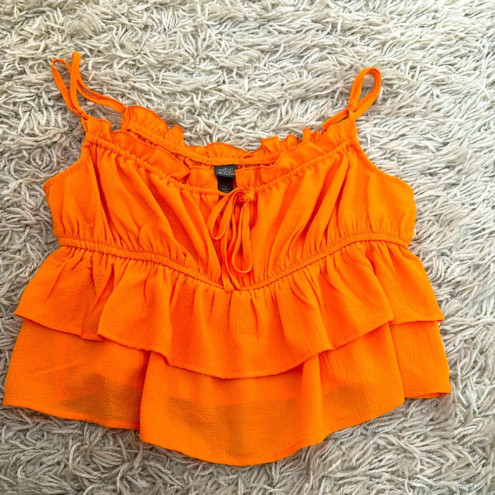 Summer ruffle top